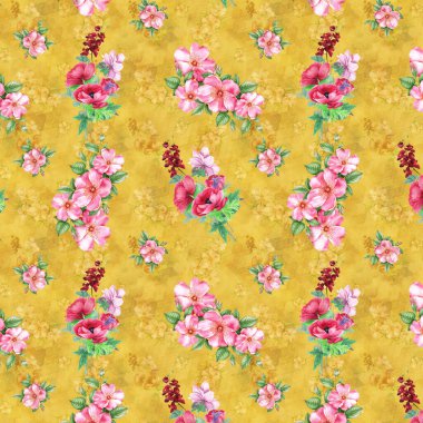 Pakistan Dijital HD Her Yerde Dijital Kurtis Tasarımı İçin Çiçek Deseni Tasarımı