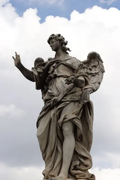 Statua Nella Città Roma — Foto Stock