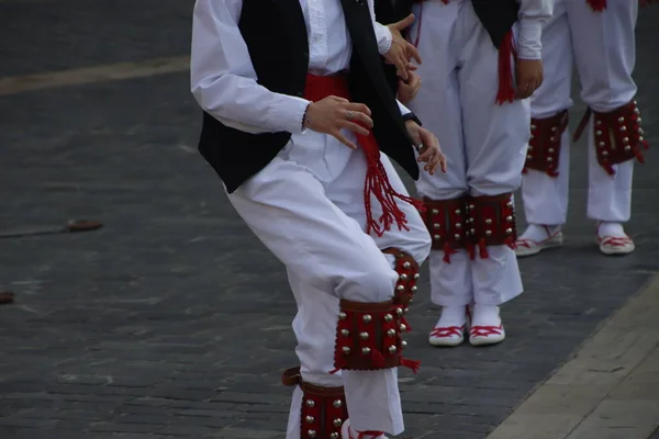 축제에서 바스크의 — 스톡 사진