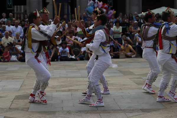 Lidoví Tanečníci Baskicku — Stock fotografie