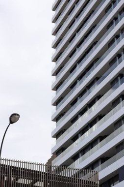 İspanya 'nın Bilbao şehrinde şehir manzarası