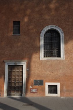 Classic architecture in the downtown of Rome, Italy