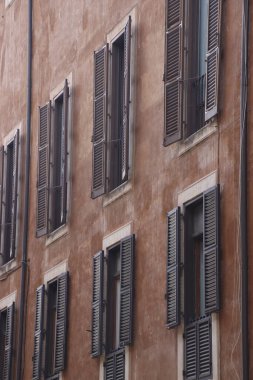 Classic architecture in the downtown of Rome, Italy