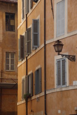Classic architecture in the downtown of Rome, Italy