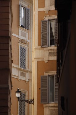 Classic architecture in the downtown of Rome, Italy