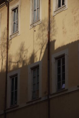 Classic architecture in the downtown of Rome, Italy