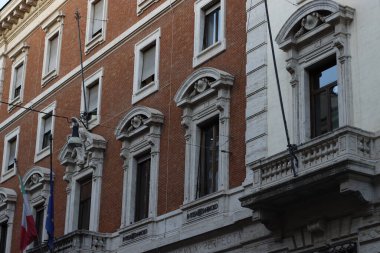 Classic architecture in the downtown of Rome, Italy