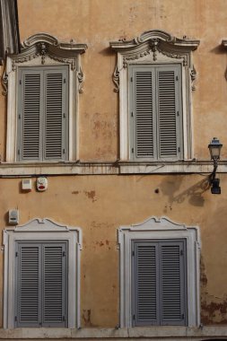 Classic architecture in the downtown of Rome, Italy
