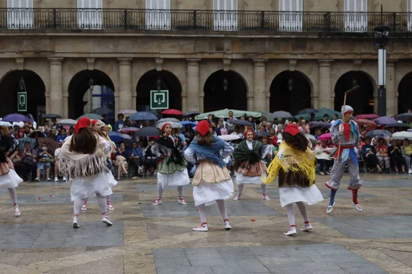 Festival Livre Dança Folclórica Basca — Fotografia de Stock