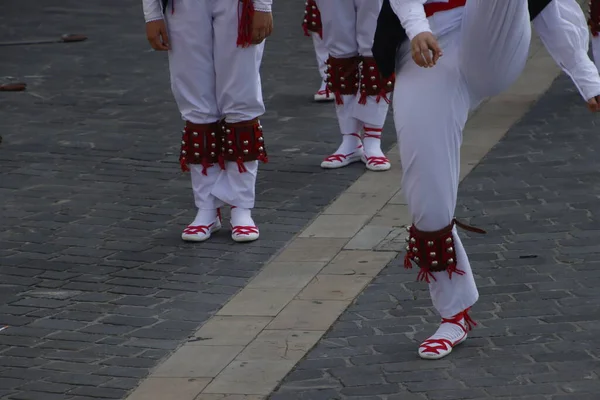 Baskijska Wystawa Tańca Ulicy — Zdjęcie stockowe