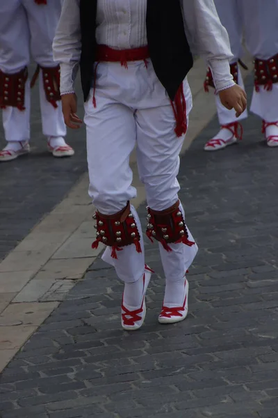 Баскська Виставка Танцю Вулиці — стокове фото