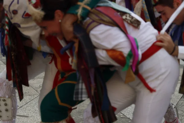 バスク民俗舞踊野外フェスティバル — ストック写真