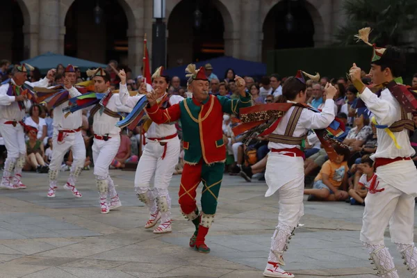 Baskijski Festiwal Tańca Ludowego Outdoor — Zdjęcie stockowe