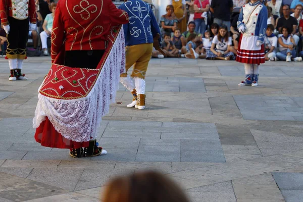 Basque Folk Dance Outdoor Festival — Stock Photo, Image