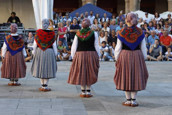Baskijski Festiwal Tańca Ludowego Outdoor — Zdjęcie stockowe