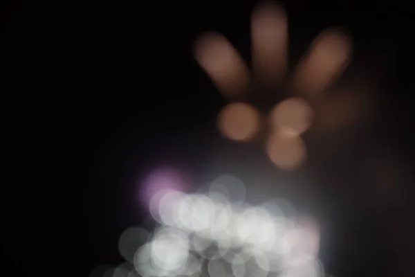 Feuerwerk Einer Sommernacht — Stockfoto