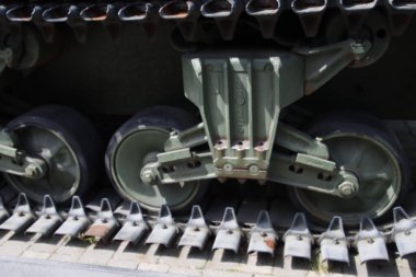 Detail of an old tank