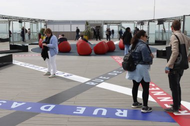 City life in Paris, France