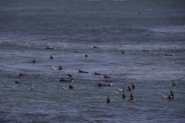 Biarritz, Fransa sahillerinde sörf