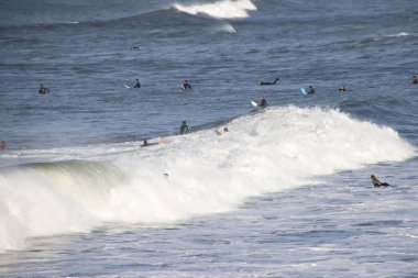 Biarritz, Fransa sahillerinde sörf