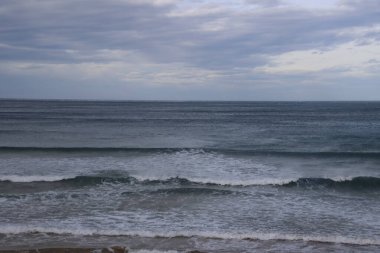 Shore in Basque Country in a winter