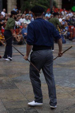 Basque folk outdoor exhibition
