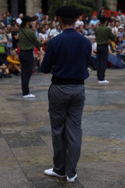 Basque folk outdoor exhibition