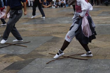 Basque folk outdoor exhibition