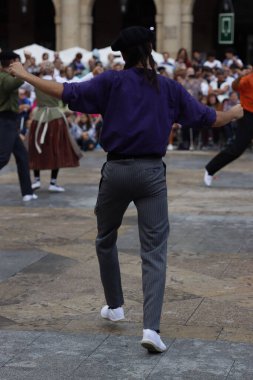 Basque folk outdoor exhibition