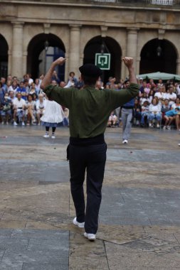 Basque folk outdoor exhibition
