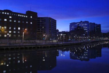 Bilbao şehrindeki şehir manzarası