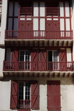 Building in the village of Biarritz, France