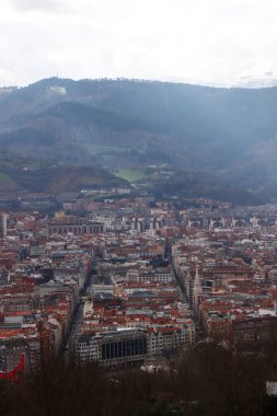 Bilbao şehrindeki şehir manzarası