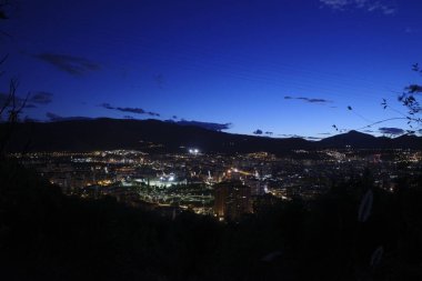 Bilbao şehrindeki şehir manzarası