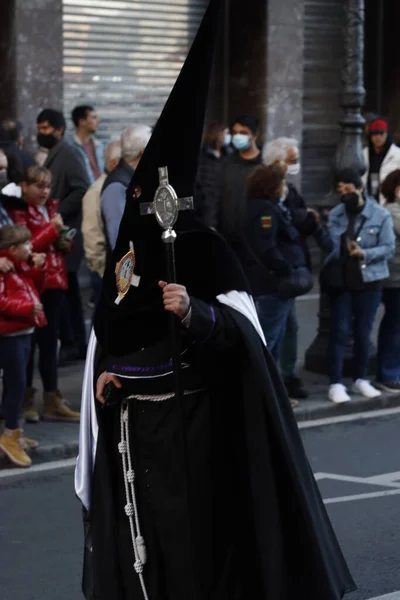 Holy Week Parade Spain — Fotografia de Stock