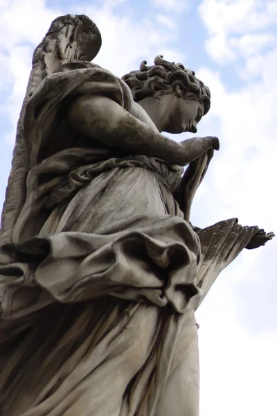 Statue Dans Ville Roma — Photo