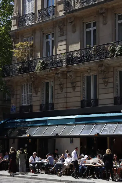 stock image City life in the downtown of Paris, France