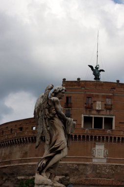 Classic architecture in the downtown of Rome, Italy