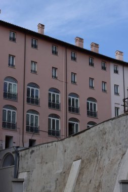 Classic architecture in the downtown of Rome, Italy