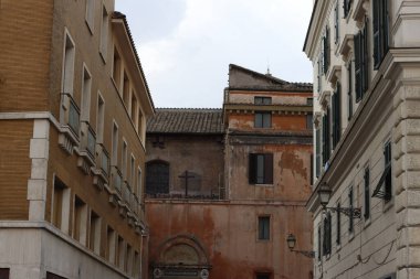 Classic architecture in the downtown of Rome, Italy