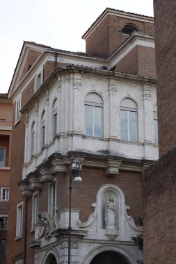 Roma, İtalya şehir merkezinde klasik mimari