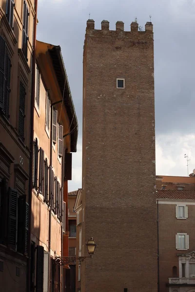 Architektura Klasyczna Centrum Rzymu Włochy — Zdjęcie stockowe