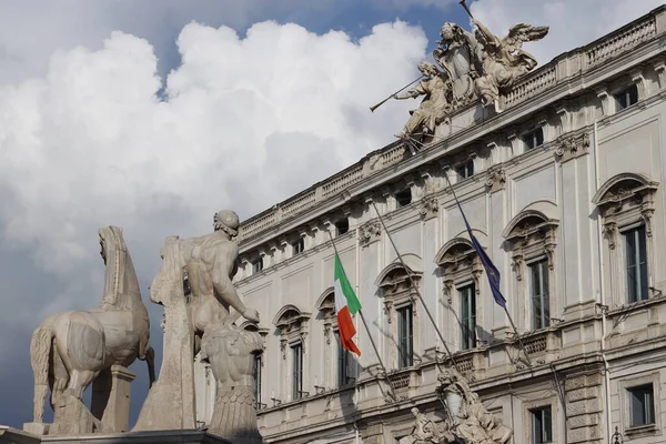 Klasická Architektura Centru Říma Itálie — Stock fotografie