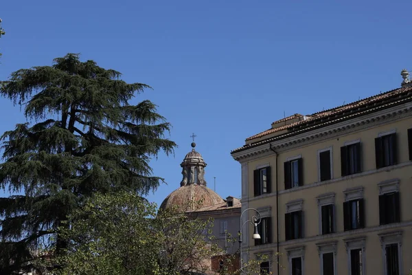 Die Klassische Architektur Der Innenstadt Von Rom Italien — Stockfoto