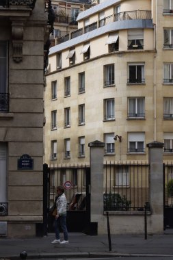 City life in Paris, France