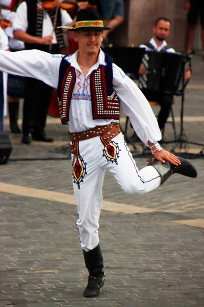 Slovak Folk Dance Outdoor Festival — стокове фото