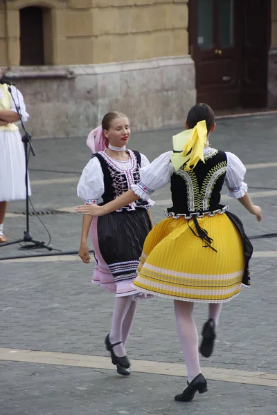 Slovak Folk Dance Outdoor Festival — Zdjęcie stockowe
