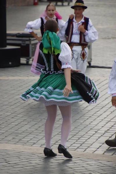 Slovak Folk Dance Outdoor Festival — Stock fotografie