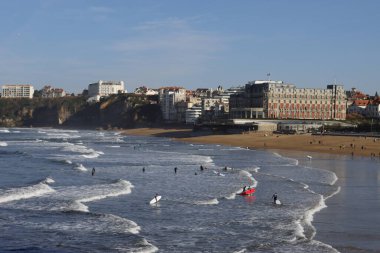 Biarritz, Fransa 'da şehir manzarası