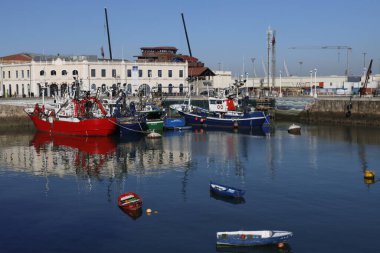 Bilbao nehrinin manzarası